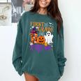1st Grade Boo Crew Teacher Student Halloween Costume Comfort Colors Sweatshirt Blue Spruce 1st Grade Boo Crew Teacher Student Halloween Costume Comfort Colors Sweatshirt Blue Spruce