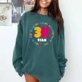 3K Team & Teacher Squad Threes Crew PreK Elementary Team Comfort Colors Sweatshirt Blue Spruce 3K Team & Teacher Squad Threes Crew PreK Elementary Team Comfort Colors Sweatshirt Blue Spruce