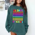 50 Days Of School Hearts Teacher Happy 50th Day Of School Comfort Colors Sweatshirt Blue Spruce 50 Days Of School Hearts Teacher Happy 50th Day Of School Comfort Colors Sweatshirt Blue Spruce