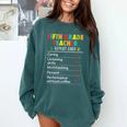 5th Grade Teacher Report Card Appreciation Men Women Comfort Colors Sweatshirt Blue Spruce 5th Grade Teacher Report Card Appreciation Men Women Comfort Colors Sweatshirt Blue Spruce