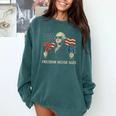 6-7 7-6 George Washington Freedom For Teachers Comfort Colors Sweatshirt Blue Spruce 6-7 7-6 George Washington Freedom For Teachers Comfort Colors Sweatshirt Blue Spruce