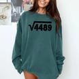 67 Meme Square Root 4489 Six Seven Slang Math Teacher Comfort Colors Sweatshirt Blue Spruce