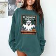67 Teacher Halloween Ghost Six Seven Meme Do The Maths Comfort Colors Sweatshirt Blue Spruce 67 Teacher Halloween Ghost Six Seven Meme Do The Maths Comfort Colors Sweatshirt Blue Spruce