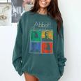 Abbott Elementary Colorful Pop Art Teachers TV Show Comfort Colors Sweatshirt Blue Spruce Abbott Elementary Colorful Pop Art Teachers TV Show Comfort Colors Sweatshirt Blue Spruce