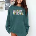Assistant Principal Back To School Teacher Appreciation Comfort Colors Sweatshirt Blue Spruce Assistant Principal Back To School Teacher Appreciation Comfort Colors Sweatshirt Blue Spruce