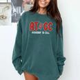 ATGC Teacher Student Biology Comfort Colors Sweatshirt Blue Spruce