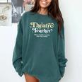 Theatre Teacher Back To School Essential Must Have Comfort Colors Sweatshirt Blue Spruce