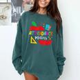 Attendance Matters Teacher Apple For Back To School Comfort Colors Sweatshirt Blue Spruce Attendance Matters Teacher Apple For Back To School Comfort Colors Sweatshirt Blue Spruce