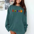 Back To School Cute Hungry Lover Fruits Teacher Comfort Colors Sweatshirt Blue Spruce Back To School Cute Hungry Lover Fruits Teacher Comfort Colors Sweatshirt Blue Spruce