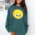 The Big Cheese Good Egg Teacher Halloween Costume Food Group Comfort Colors Sweatshirt Blue Spruce