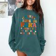 Bilingual Paraeducator Paraprofessional Parapro Teachers Comfort Colors Sweatshirt Blue Spruce