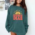 Buenos Dias Spanish Teacher Appreciation Back To School Comfort Colors Sweatshirt Blue Spruce Buenos Dias Spanish Teacher Appreciation Back To School Comfort Colors Sweatshirt Blue Spruce