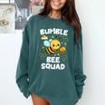 Bumble Bee Squad Honey Bumblebee Teacher Team Group Comfort Colors Sweatshirt Blue Spruce Bumble Bee Squad Honey Bumblebee Teacher Team Group Comfort Colors Sweatshirt Blue Spruce
