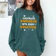 Calculate Kindness Into Every Equation Math Teacher School Comfort Colors Sweatshirt Blue Spruce Calculate Kindness Into Every Equation Math Teacher School Comfort Colors Sweatshirt Blue Spruce