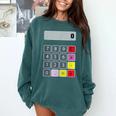 Calculator Math Teacher Halloween Costumes Women Men Adults Comfort Colors Sweatshirt Blue Spruce Calculator Math Teacher Halloween Costumes Women Men Adults Comfort Colors Sweatshirt Blue Spruce
