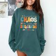 Some Call It Chaos We Call It 3rd Grade Third Grade Teachers Men Women Kids Comfort Colors Sweatshirt Blue Spruce Some Call It Chaos We Call It 3rd Grade Third Grade Teachers Men Women Kids Comfort Colors Sweatshirt Blue Spruce