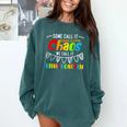 Some Call It Chaos We Call It Kindergarten Teacher Comfort Colors Sweatshirt Blue Spruce Some Call It Chaos We Call It Kindergarten Teacher Comfort Colors Sweatshirt Blue Spruce