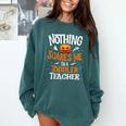 You Cannot Scare Me I'm An Toddler Teacher Halloween Men Women Kids Comfort Colors Sweatshirt Blue Spruce You Cannot Scare Me I'm An Toddler Teacher Halloween Men Women Kids Comfort Colors Sweatshirt Blue Spruce