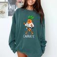 Carrate Karate Carrot Student Teacher Trainee Trainor Comfort Colors Sweatshirt Blue Spruce Carrate Karate Carrot Student Teacher Trainee Trainor Comfort Colors Sweatshirt Blue Spruce