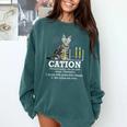 Cation Chemistry Humor Science Teacher Cat Pun Comfort Colors Sweatshirt Blue Spruce Cation Chemistry Humor Science Teacher Cat Pun Comfort Colors Sweatshirt Blue Spruce