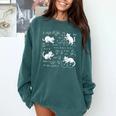 Cats And Math Lover Cat Lover Science Teacher Student Comfort Colors Sweatshirt Blue Spruce