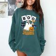 Chemistry Boo Ghost Element Of Surprise Science Teacher Tee Comfort Colors Sweatshirt Blue Spruce