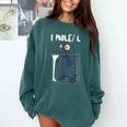 Chemistry Chemist Student Science Teacher Mole Comfort Colors Sweatshirt Blue Spruce