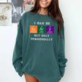 Chemisty Science Teacher Periodic Table Halloween Comfort Colors Sweatshirt Blue Spruce