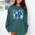 Choose To Include Inclusion Matters Autism Awareness Teacher Comfort Colors Sweatshirt Blue Spruce
