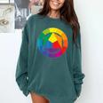 Color Wheel Palette Shirt Artist Painter Art Teacher Tshirt Comfort Colors Sweatshirt Blue Spruce