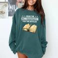 Cool History Teacher Read The Constitution For The Articles Comfort Colors Sweatshirt Blue Spruce Cool History Teacher Read The Constitution For The Articles Comfort Colors Sweatshirt Blue Spruce