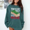 Couldn't Take The Pressure Geology Earth Science Teacher Comfort Colors Sweatshirt Blue Spruce