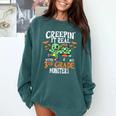 Creepin It Real Monster School 3rd Grade Teacher Halloween Comfort Colors Sweatshirt Blue Spruce Creepin It Real Monster School 3rd Grade Teacher Halloween Comfort Colors Sweatshirt Blue Spruce