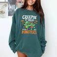 Creepin It Real Monster School Teacher Principal Halloween Comfort Colors Sweatshirt Blue Spruce Creepin It Real Monster School Teacher Principal Halloween Comfort Colors Sweatshirt Blue Spruce