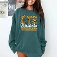 CTE Teacher Middle School High School Teach Career Men Women Comfort Colors Sweatshirt Blue Spruce