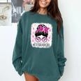 CTE Teacher In October We Wear Pink Breast Cancer Awareness Comfort Colors Sweatshirt Blue Spruce CTE Teacher In October We Wear Pink Breast Cancer Awareness Comfort Colors Sweatshirt Blue Spruce