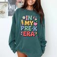 Cute Pre-K For Men Women Kindergarten Pre-K Teacher Comfort Colors Sweatshirt Blue Spruce
