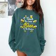 Cute I Teach The Cutest Bees In The Beehive Teacher's Day For Men Women Kids Comfort Colors Sweatshirt Blue Spruce Cute I Teach The Cutest Bees In The Beehive Teacher's Day For Men Women Kids Comfort Colors Sweatshirt Blue Spruce