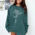 Dancing Turkey Happy Thanksgiving Day Ballet Dance Teacher Comfort Colors Sweatshirt Blue Spruce Dancing Turkey Happy Thanksgiving Day Ballet Dance Teacher Comfort Colors Sweatshirt Blue Spruce