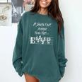 It Doesn't Get Scarier Halloween Music Teacher Costume For Men Women Comfort Colors Sweatshirt Blue Spruce