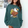 Eagle First Day Of School Teacher Back To School Eagle Comfort Colors Sweatshirt Blue Spruce Eagle First Day Of School Teacher Back To School Eagle Comfort Colors Sweatshirt Blue Spruce