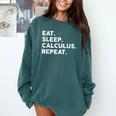 Eat Sleep Calculus Repeat Mathematics Math Teacher Comfort Colors Sweatshirt Blue Spruce Eat Sleep Calculus Repeat Mathematics Math Teacher Comfort Colors Sweatshirt Blue Spruce