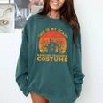 English Teacher Matching This Is My Scary Halloween Costume Comfort Colors Sweatshirt Blue Spruce