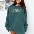 FACS Teacher Family And Consumer Science Teacher Comfort Colors Sweatshirt Blue Spruce FACS Teacher Family And Consumer Science Teacher Comfort Colors Sweatshirt Blue Spruce