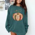 Fall Book Pumpkin Fall Librarians Bookworm Teachers Students Comfort Colors Sweatshirt Blue Spruce