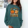 Fall In Love With Reading Book Autumn Pumpkins And Teachers Comfort Colors Sweatshirt Blue Spruce Fall In Love With Reading Book Autumn Pumpkins And Teachers Comfort Colors Sweatshirt Blue Spruce