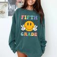 Fifth Grade Team Teachers Boys Girls Retro Smile 5th Grade Comfort Colors Sweatshirt Blue Spruce Fifth Grade Team Teachers Boys Girls Retro Smile 5th Grade Comfort Colors Sweatshirt Blue Spruce