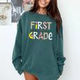 First Grade Dream Team Back To School 1st Grade Teacher Comfort Colors Sweatshirt Blue Spruce First Grade Dream Team Back To School 1st Grade Teacher Comfort Colors Sweatshirt Blue Spruce