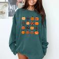 Folk Art Pumpkins Teacher Nurses Admin Witch Halloween Cute Comfort Colors Sweatshirt Blue Spruce Folk Art Pumpkins Teacher Nurses Admin Witch Halloween Cute Comfort Colors Sweatshirt Blue Spruce