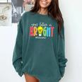 Your Future Is Bright Educator Teacher Student Comfort Colors Sweatshirt Blue Spruce Your Future Is Bright Educator Teacher Student Comfort Colors Sweatshirt Blue Spruce